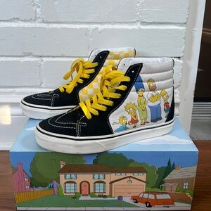 Vans x The Simpsons collab Sk8 Hi women’s 7.5